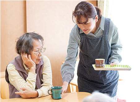 ホームでの様子